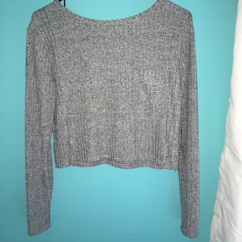 Long Sleeve Crop Top